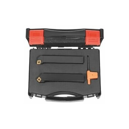 Holex Indexable Turning Toolholder, SCLCR 2020K09; SCSCR 2020K09, for CC 3 Inserts, Right-Hand 265110 20